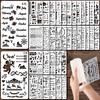 Handbooks, Hollowed Out Painting Templates, DIY Diaries, Scrapbooks, Photo Album Creation, Shape Graphics, Plastic Templates