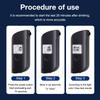 Portable Alcohol Detector LCD Screen Digital Breath Alcohol Tester Professional Drunk Driving Breath Analyzer Breathalyser