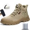 Men's Insulated Shoes 10KV All-season Insulated Electrician Boots Plastic-covered Toe Anti-crush and Anti-puncture Safety Shoes