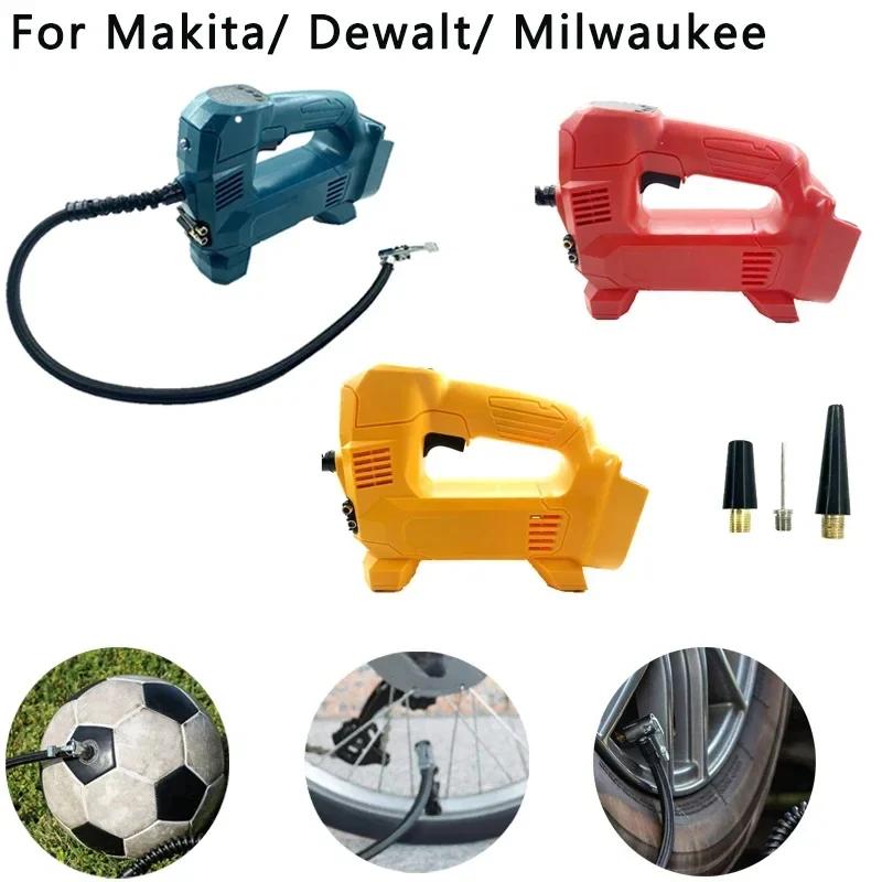 

For Makita/Dewalt/Milwaukee 18V Li-ion Battery Powered Cordless Electric Air Pump Electric Inflator High Pressure Ball Inflation