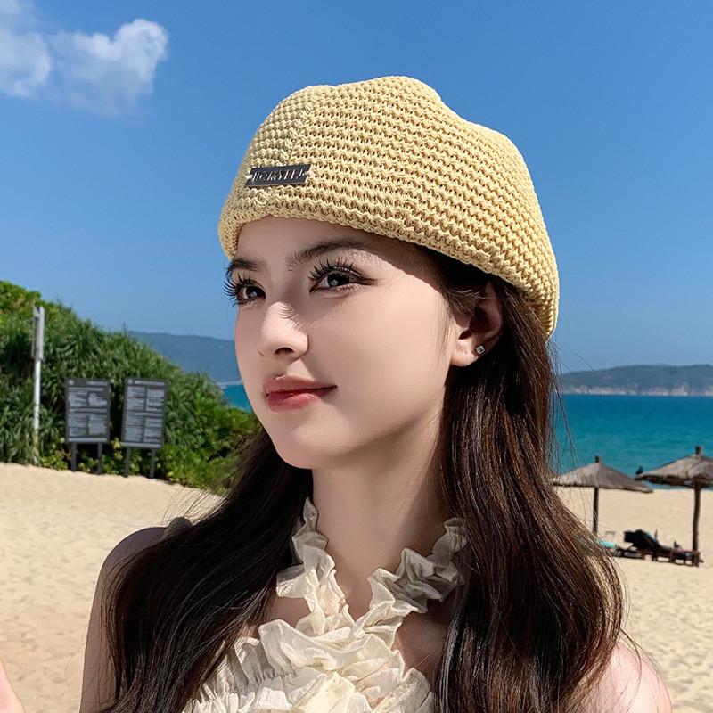 Classic Womens Beret Hat With Sun Protection For Spring Summer Casual Fashion