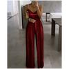 S-5XL Women Jumpsuit Sexy Party Clothes Formal Dress Sling Beads Jumpsuit Women