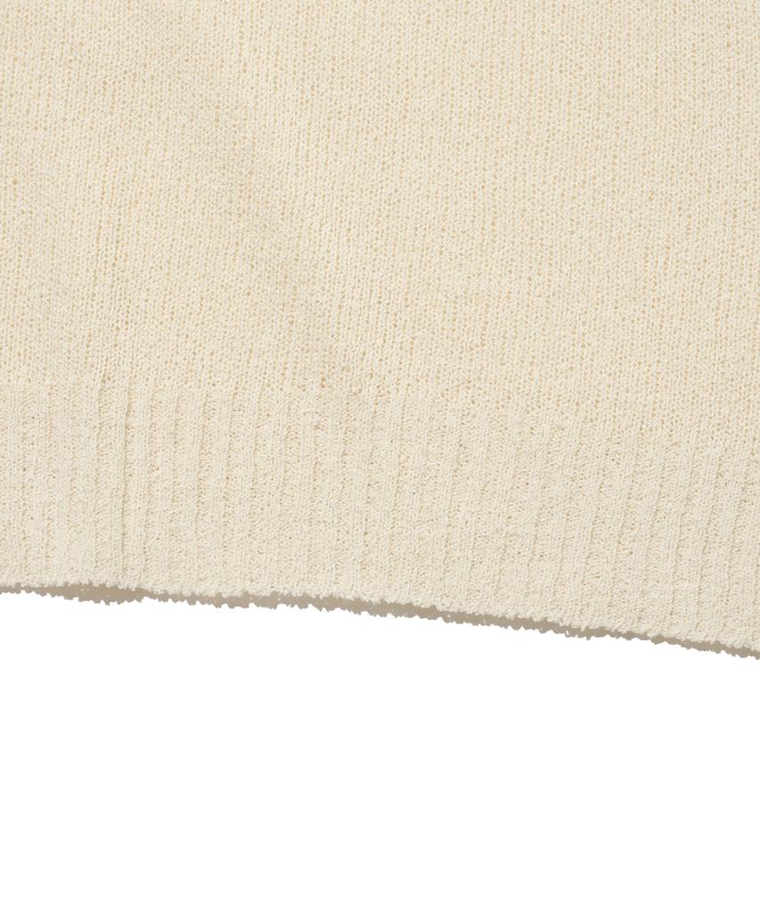 OTHERFITS City Boy Summer Henley Neck Knit (Oatmeal)