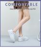2024 Women's Breathable White Casual Sneakers