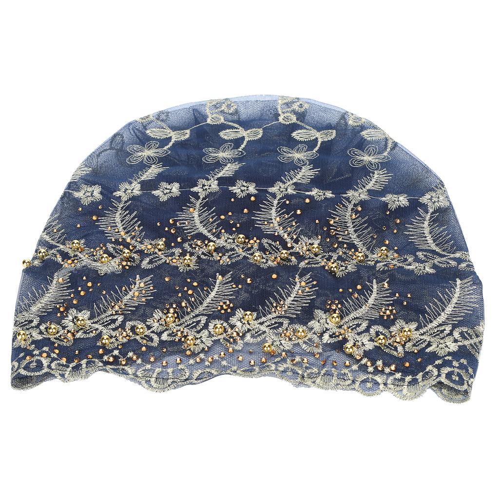 Turban Head Wraps Stylish Elegant Embroidered European Retro Hat for Women