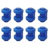 8 pièces Bouchons de Poteau de Protection pour Trampoline Bouchons de Poteau en Plastique Remplacement Bouchon de Jambe pour Mini Trampoline