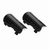 1Pair Soccer Football Breathable Leg Shin  ive Guards Pad Board for Adults (Black)
