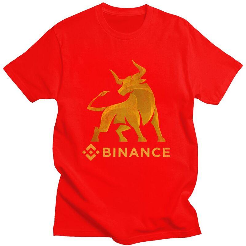 

Мужская футболка BNB Bull Binance на заказ, повседневная футболка с коротким рукавом, футболка для майнеров криптовалют, облегающая одежда, подарок S
