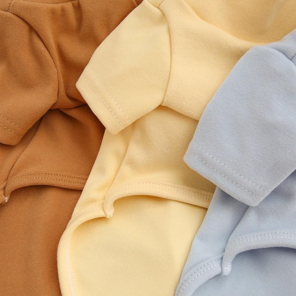 New Solid Color Puppy Hoodie Soft Cotton 2-leg Style Dog Warm Hoodie Simple Design High-Neck Sweatshirt Pet Clothing