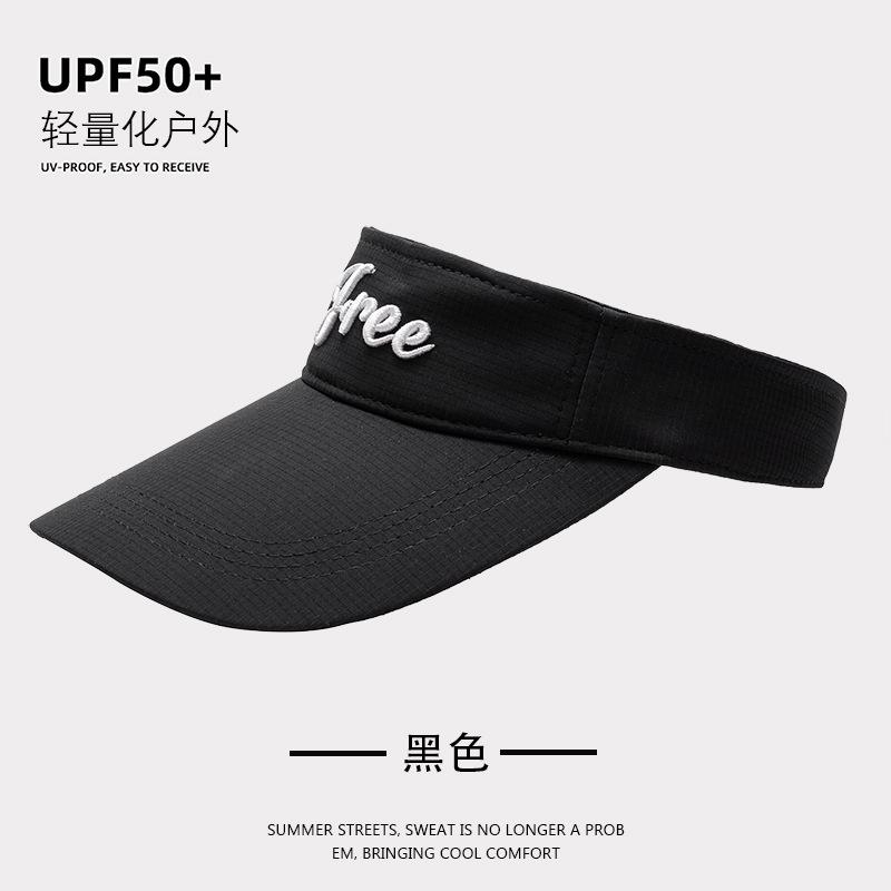 Sun Protection Cap with Enlarged Brim Sun Protection UV Protection Empty Top Outdoor Sports Sunshade Summer Empty Top Hat