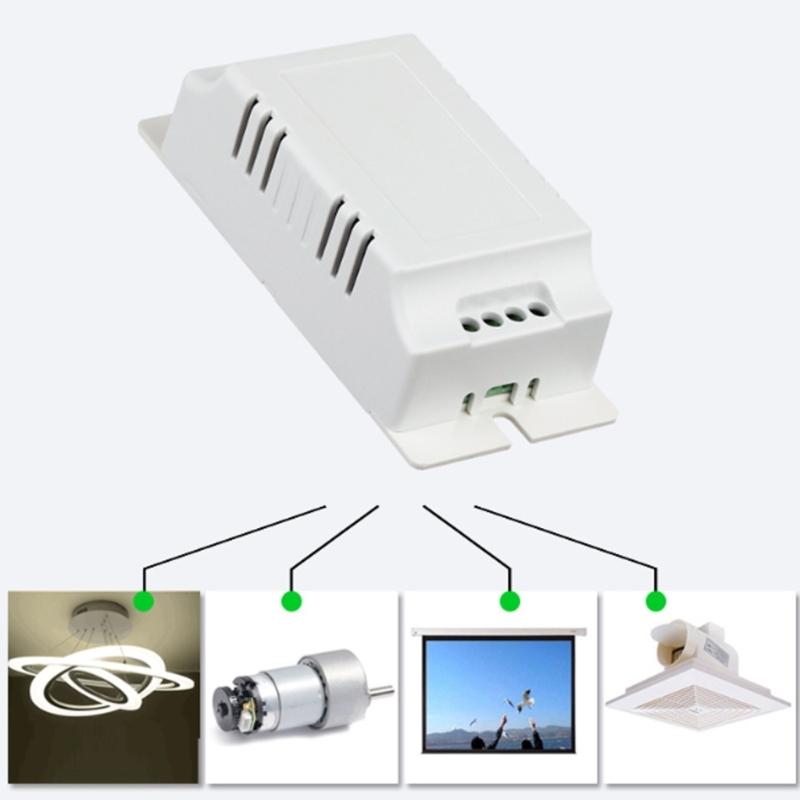 85-250V Learning Control Relays Switches 433MHz 2 Channel Remote Relays Transmitters and Receiver Easy to Use