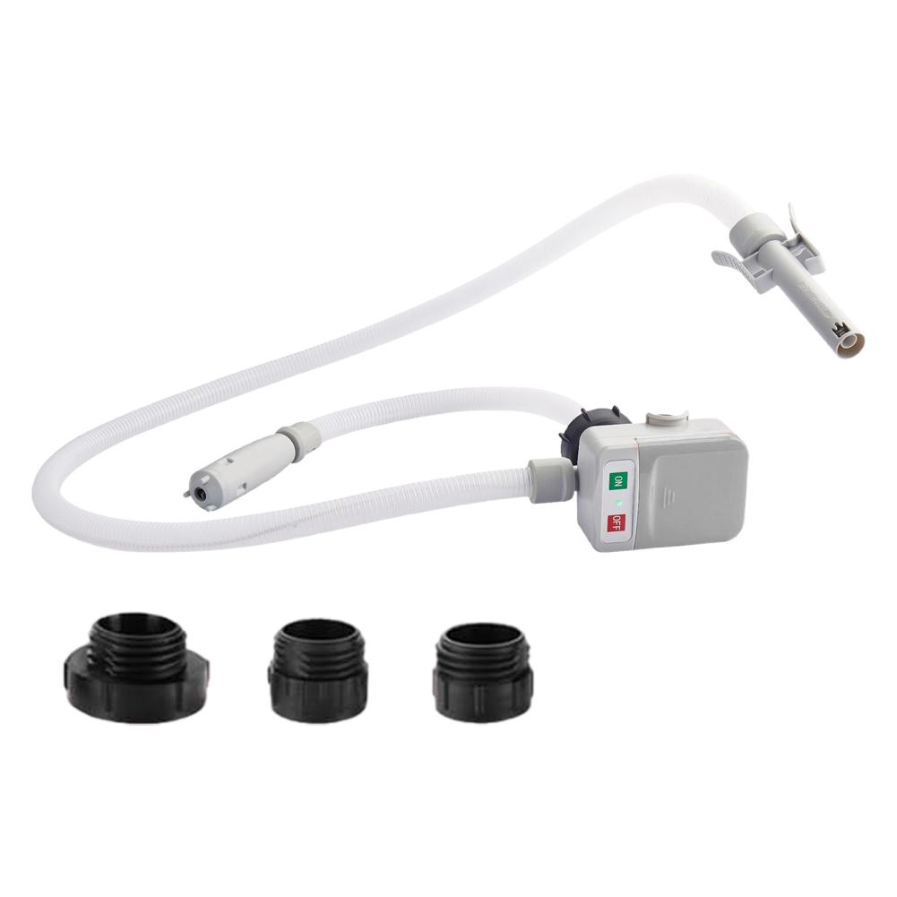 

Электрический всасывающий топливный насос Датчик автостопа Защита от протечек 3 адаптера для большинства топливных баков Перекачивающий насос