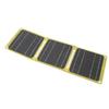Solar Panel 21W 5v 9v 12v Output Dual USB Portable Waterproof Monocrystalline Silicon Solar Panel for Camping Traveling Fishing