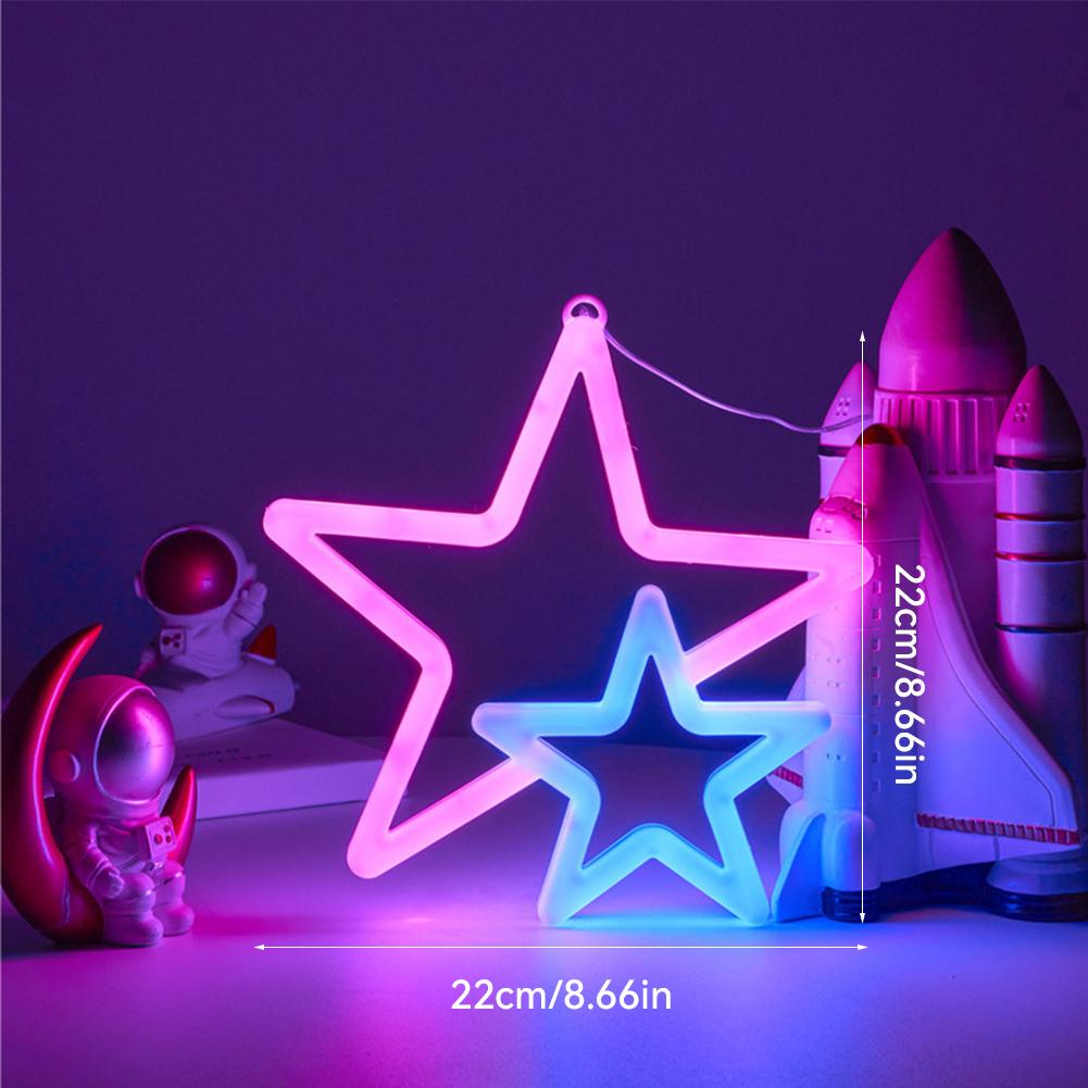 

Геймпад Огонь Луна Звезда Светодиод Яркий Неоновый Свет Ночной Знак Моделирование Лампы Украшения Стены Комнаты Оптовая Продажа Рождество День Рождения Свадьба Star