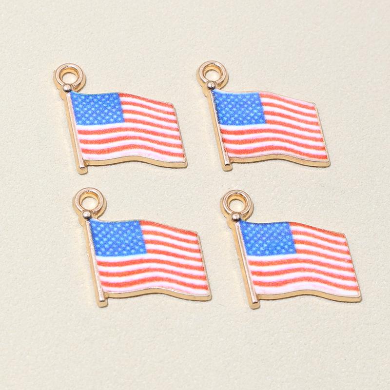 20pcs Enamel Football National Flags of Various Countries Charms Pendant DIY Jewelry Making Accessories for Necklace Earrings