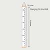 Kids Thicken Canvas Hanging Height Measuring Ruler for Kindergarten Room Decor 7.9 x 79in