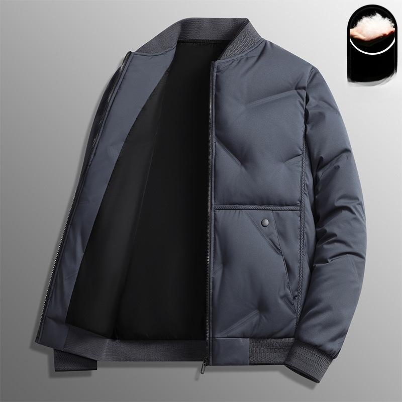 

Down Jacket Men s Winter Fashion Baseball Collar Warmth Thickening Section of High-end Casual Comfortable and Versatile Jacket Men 3XL