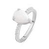 Silver Ring with Opal 0.755ct, Item Weight 2.15 Gr (1203712)