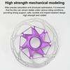 Bicycle Center Lock Rotor Hollow Heat Dissipation Wind Breaking For Road Mountain Bike Disc Brake Accessories