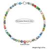Unisex Personalized Jewelry Gift Her Crystal Geometric Beaded Bracelet DIY Glass Beads String