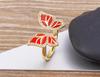 High Quality New Style INS Butterfly Enamel Dripping Oil Glazed Geometric Ring 5 Colors for Women Party Friendship Jewelry Gift