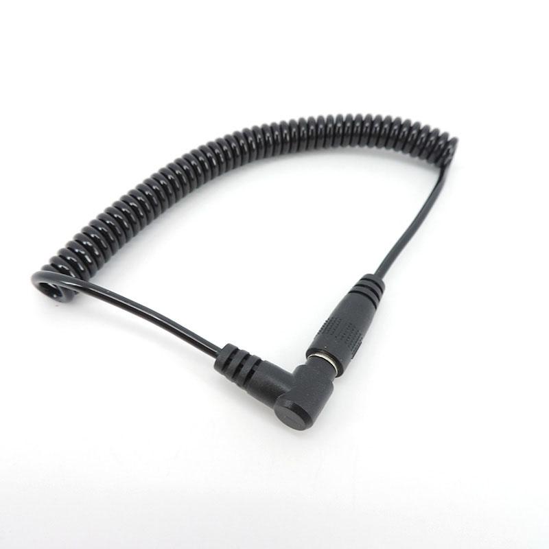 1.5m DC Male To Angel Male Female Plug Spring Power Cord Cable 5.5 X 2.5mm 5.5mm X 2.1mm Extension Cord for LED Strip USB Fan