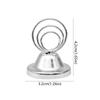 4pcs Picture Stands Stainless Steel Note Holder Elegant Portable Place Card Holder Rustproof Menu Clip Wedding Banquet