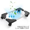 Lubanheart CPU Cart with Stepless For Server Compact PC Dust Heat Silver Stand, Casters, Adjustment, Desktops, Movable, Adjustable, Multi-Purpose,