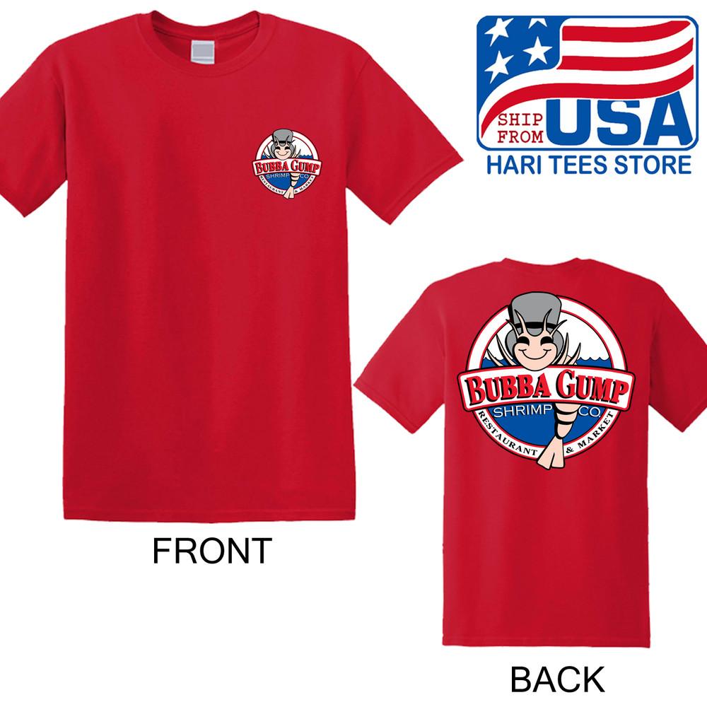 Bubba Gump Shrimp  Red Size S to 5XL Unisex T-Shirt S