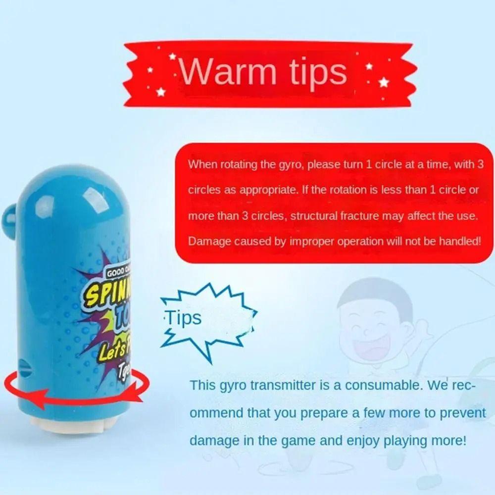 Interesting Flying Stacking Gyroscopes Gyro Folding Launcher Gyroscope Set  Kids Toy