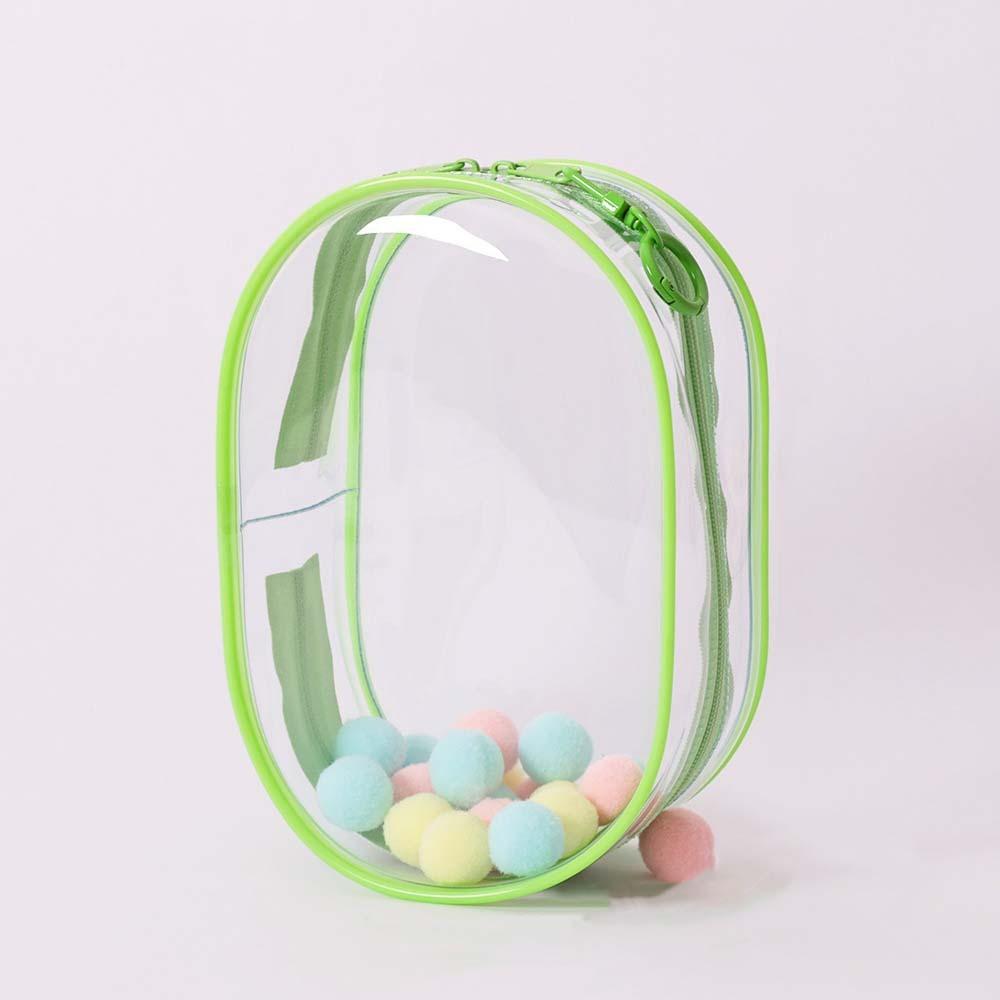 

Прозрачный кейс для хранения Дисплей-бокс для куклы Лабубу Прозрачный мини-чехол для куклы для улицы Детские игрушки Hair ball Green