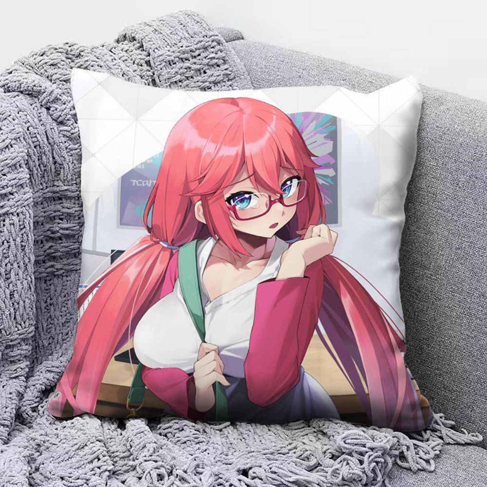 Klasės elito anime mergaitė Pagalvės užvalkalai Namų sofos pagalvės užvalkalai ir Dekoratyviniai individualūs