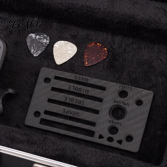 Replacement Plate Guitar Faceplate for Ibanez Fishman SST Preamp, 3D Control Panel Cover Printed Preamp Cover, Accessories Easy to Install