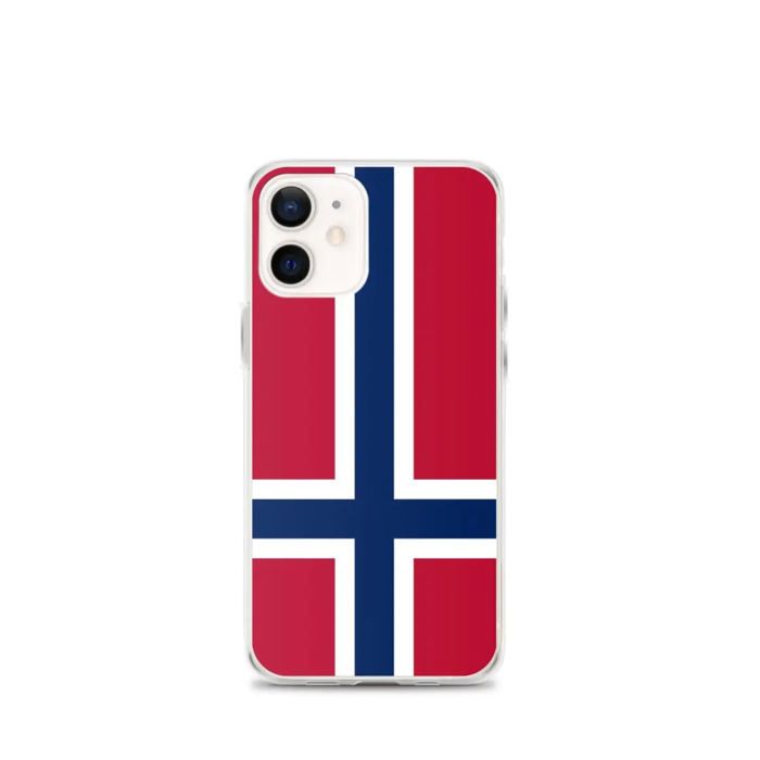 Coque Télephone Drapeau Île Bouvet Officiel - iPhone 12 Mini