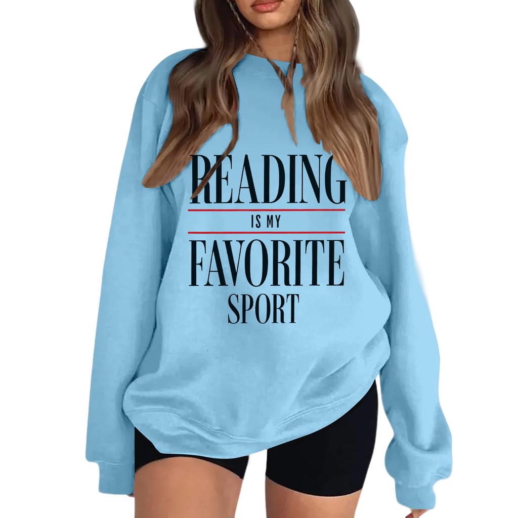 Damen Lesen ist mein Lieblingssport Sweatshirt