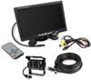 OBEST LED Camera 20M Compatible with Heavy 7-inch Monitor, 12V/24V Set, Cable, Cars, Trucks, Buses, Equipment, etc.