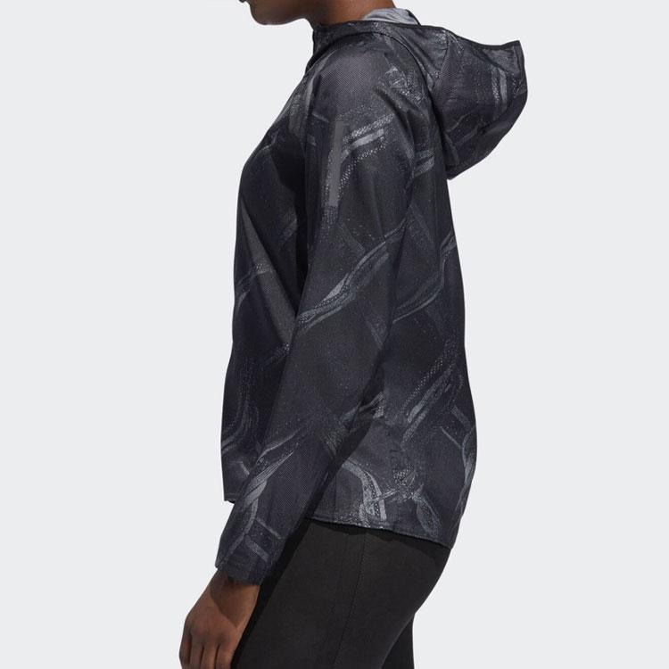 Adidas Training Hooded Jacket Women Tops Black DW5960