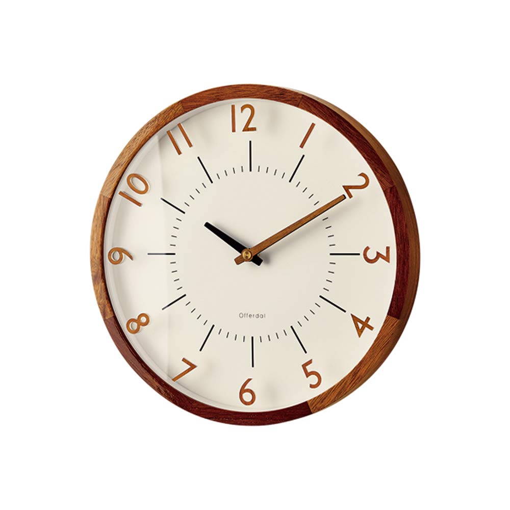 Interform Wall Clock Clock Orant Brown Diameter 30cm Step Movement Radio-Controlled CL-3350BN Radio-Controlled