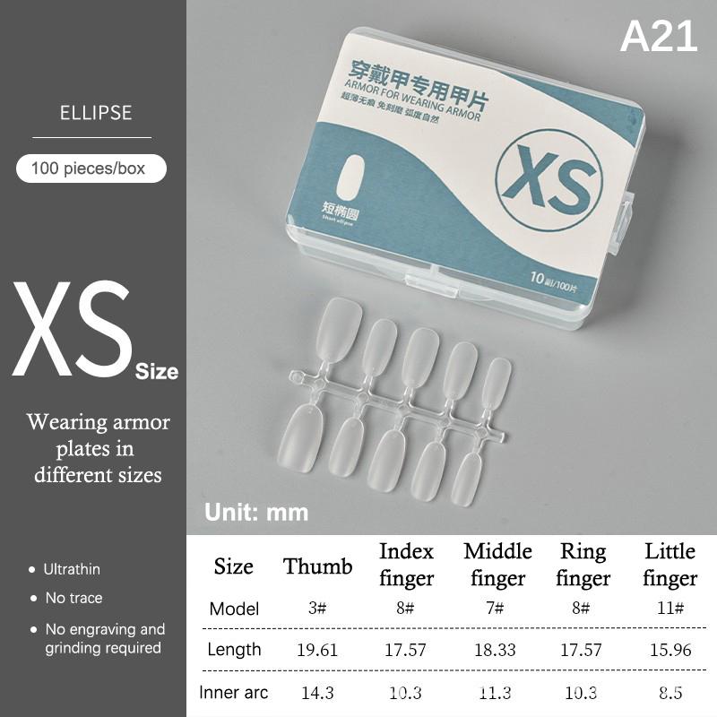 100Pcs/Box Matte Fake Nails No Polishing Press On False Nails Medium Short Design High Matt Soft Gel Nail Tips For Extension