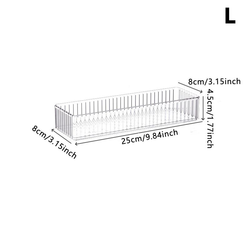 

Коробка для хранения нейл-арта, прозрачная, держатель для органайзера, пустая коробка для показа украшений, изысканный чехол для демонстрации накладных ногтей L