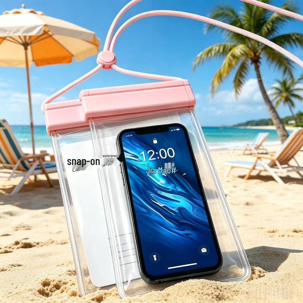 Waterproof Touchscreen-Compatible Mobile Phone Bag for Rafting and Diving