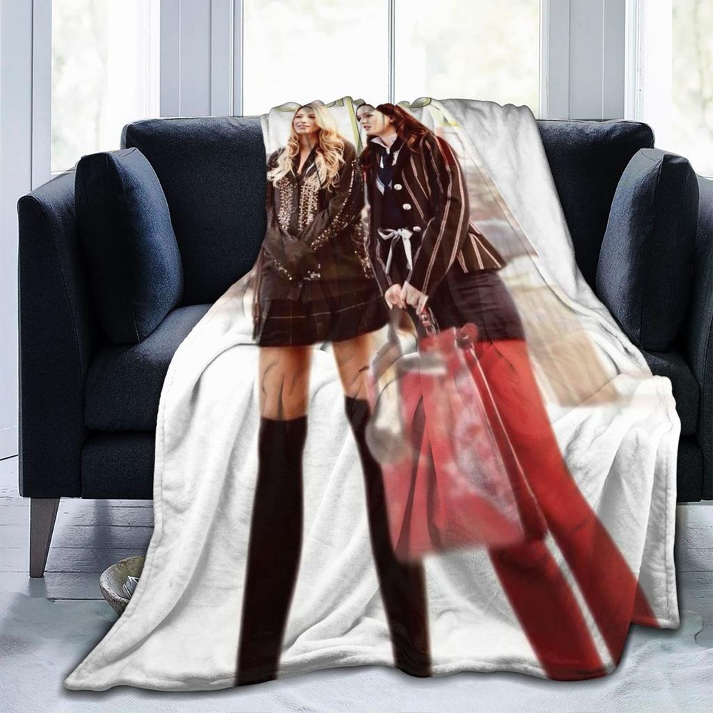 Gossip Girl  Blankets Fleece Sofa Throw Blanket Warm for Couch Bedding Travel Throws Bedspread Quilt