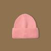 High Quality Solid Color Hat Women's Autumn and Winter Wool Hat Warm Ear Protection Cold Hat Versatile Face Small Knitted Hat Men's Windproof