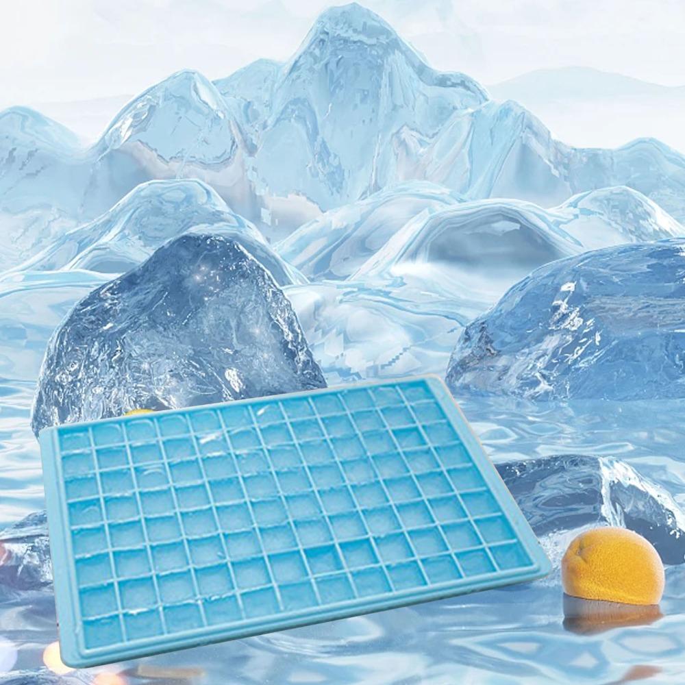 Easy Release Mini Ice Cube Maker Large Capacity Freezer Ice Cube Tray Small Ice Cube Mold Freezer