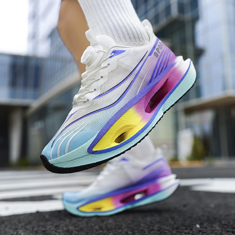 Pánské Samootáčivá přezka Sportovní Běžecké Pohodlné Atletické Protiskluzové Tenisky Uhlíková deska Speciální Prodyšné Lehké