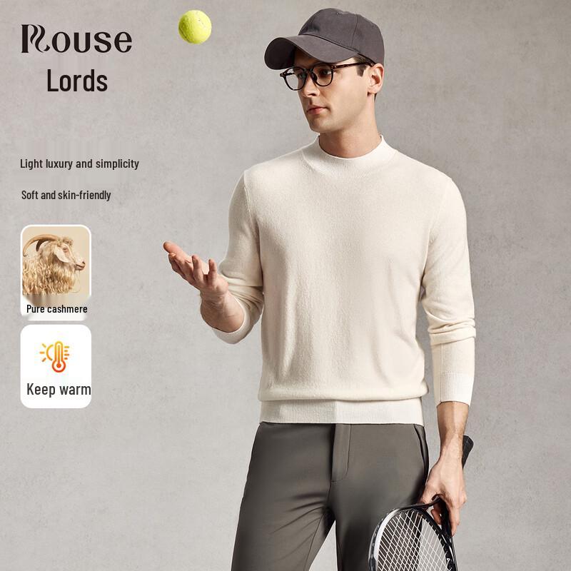 Men s 100% Cashmere Half-Turtleneck Sweater L