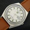 VINTAGE SEIKO 5 AUTOMATIC JAPAN 6309A MENS WHITE COLOR DIAL WATCH A702729-1