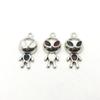 5 stuks 15x30mm Bedels Alien Zilverkleur Druipend Olie Legering Tibetaanse Bedels Hangers Antiek Sieraden Maken DIY Handgemaakte Ambacht