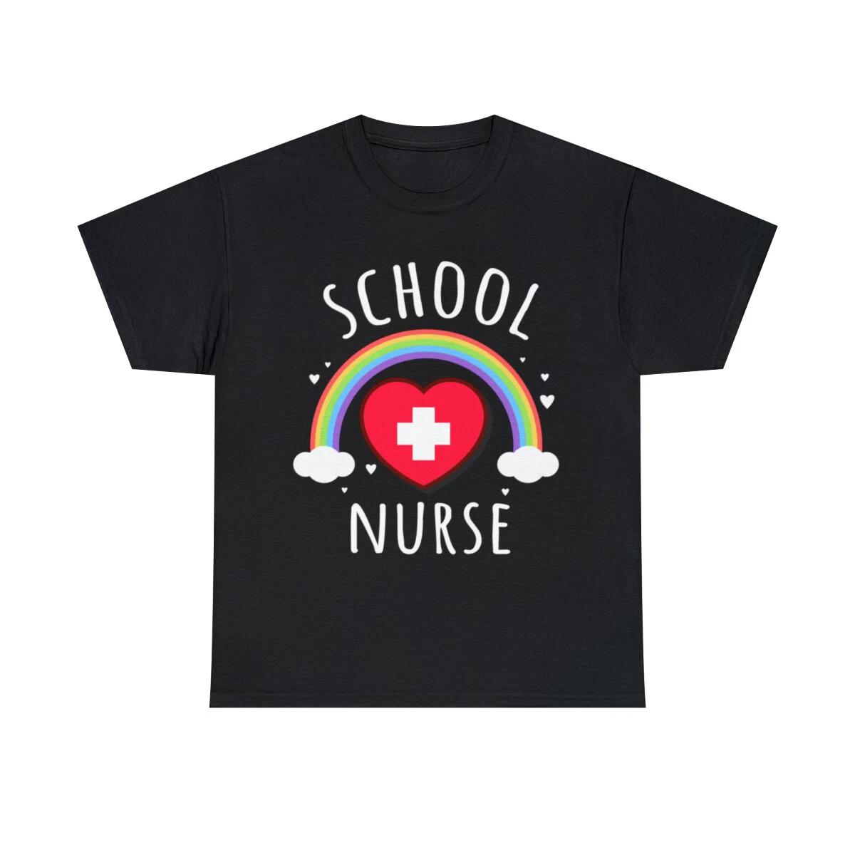 School Nurse Graphic Tee Shirt, S-5XL S