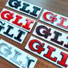 Golf 3 4 MK3 MK4 2026 Hot For VW VOLKSWAGEN 3d Metal Red Logo GLI Emblem Letters Car Trunk Badge Decal For Volkswagen Bora VW Je
